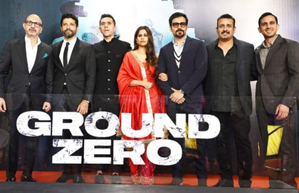 Premier of Bollywood movie 'Ground Zero' held in J&K's Srinagar | Premier of Bollywood movie 'Ground Zero' held in J&K's Srinagar Premier of Bollywood movie 'Ground Zero' held in J&K's Srinagar | Premier of Bollywood movie 'Ground Zero' held in J&K's Srinagar