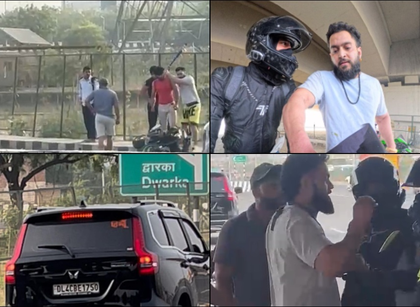 Gurugram: Drunk SUV occupants trash motorcycle riders | Gurugram: Drunk SUV occupants trash motorcycle riders Gurugram: Drunk SUV occupants trash motorcycle riders | Gurugram: Drunk SUV occupants trash motorcycle riders