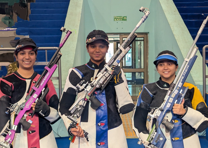 KSSMSC 2025: Shambhavi Kshirsagar takes double gold in air rifle | KSSMSC 2025: Shambhavi Kshirsagar takes double gold in air rifle KSSMSC 2025: Shambhavi Kshirsagar takes double gold in air rifle | KSSMSC 2025: Shambhavi Kshirsagar takes double gold in air rifle