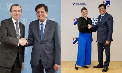 Goyal holds talks in Oslo to strengthen India-Norway trade & investment ties | Goyal holds talks in Oslo to strengthen India-Norway trade & investment ties Goyal holds talks in Oslo to strengthen India-Norway trade & investment ties | Goyal holds talks in Oslo to strengthen India-Norway trade & investment ties