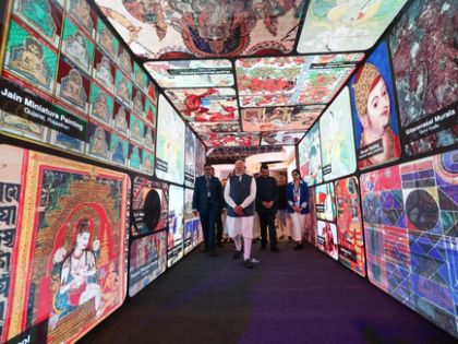 PM Modi inaugurates Bharat Pavilion at WAVES Summit, urges global players to explore opportunities | PM Modi inaugurates Bharat Pavilion at WAVES Summit, urges global players to explore opportunities