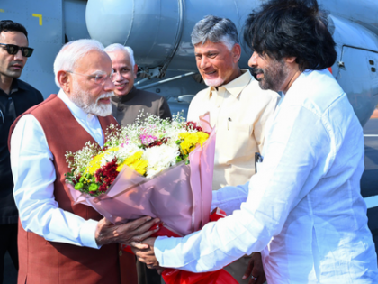 'Fortunate to have the right leader at the right time', CM Chandrababu Naidu, Pawan Kalyan greet PM Modi on birthday | 'Fortunate to have the right leader at the right time', CM Chandrababu Naidu, Pawan Kalyan greet PM Modi on birthday