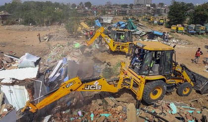 Govt land freed from encroachment in largest demolition drive near Chandola lake in Ahmedabad | Govt land freed from encroachment in largest demolition drive near Chandola lake in Ahmedabad Govt land freed from encroachment in largest demolition drive near Chandola lake in Ahmedabad | Govt land freed from encroachment in largest demolition drive near Chandola lake in Ahmedabad