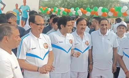 Continuous polls major obstacle for 'Viksit Bharat': Shivraj Singh Chouhan at run for 'One Nation, One Election' in Noida | Continuous polls major obstacle for 'Viksit Bharat': Shivraj Singh Chouhan at run for 'One Nation, One Election' in Noida Continuous polls major obstacle for 'Viksit Bharat': Shivraj Singh Chouhan at run for 'One Nation, One Election' in Noida | Continuous polls major obstacle for 'Viksit Bharat': Shivraj Singh Chouhan at run for 'One Nation, One Election' in Noida