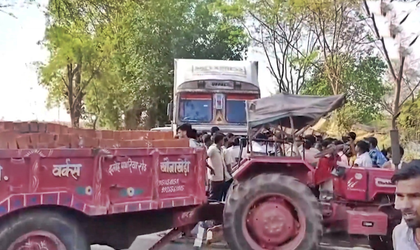 Two killed as truck ploughs into house in MP village | Two killed as truck ploughs into house in MP village Two killed as truck ploughs into house in MP village | Two killed as truck ploughs into house in MP village