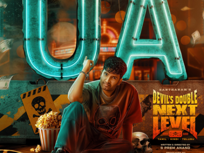 Censor Board clears Santhanam's 'Devil's Double Next Level' with clean U/A certificate | Censor Board clears Santhanam's 'Devil's Double Next Level' with clean U/A certificate Censor Board clears Santhanam's 'Devil's Double Next Level' with clean U/A certificate | Censor Board clears Santhanam's 'Devil's Double Next Level' with clean U/A certificate