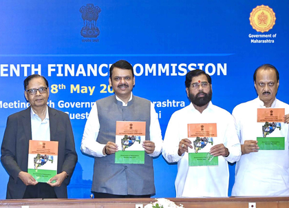 Finance commission visit: Maha bats for hike in tax revenue devolution to 50 pc | Finance commission visit: Maha bats for hike in tax revenue devolution to 50 pc Finance commission visit: Maha bats for hike in tax revenue devolution to 50 pc | Finance commission visit: Maha bats for hike in tax revenue devolution to 50 pc