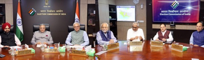CEC holds consultative meeting with BJP delegation led by party chief Nadda | CEC holds consultative meeting with BJP delegation led by party chief Nadda CEC holds consultative meeting with BJP delegation led by party chief Nadda | CEC holds consultative meeting with BJP delegation led by party chief Nadda