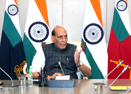 Rajnath Singh to visit Gujarat's Bhuj airbase today | Rajnath Singh to visit Gujarat's Bhuj airbase today Rajnath Singh to visit Gujarat's Bhuj airbase today | Rajnath Singh to visit Gujarat's Bhuj airbase today