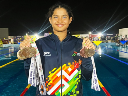 KIYG 2025: Maharashtra's Aditi Satish Hegde carves a niche for herself as a swimming star | KIYG 2025: Maharashtra's Aditi Satish Hegde carves a niche for herself as a swimming star