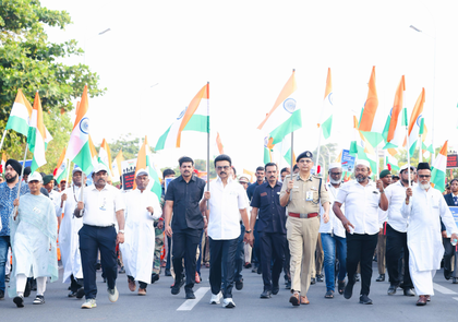 MK Stalin leads massive unity rally to support armed forces amid Operation Sindoor | MK Stalin leads massive unity rally to support armed forces amid Operation Sindoor MK Stalin leads massive unity rally to support armed forces amid Operation Sindoor | MK Stalin leads massive unity rally to support armed forces amid Operation Sindoor