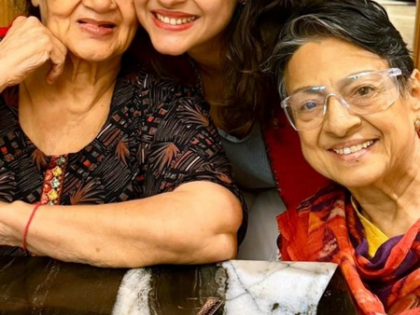 Kajol celebrates Mother’s Day with her 'two awesome blossom moms' | Kajol celebrates Mother’s Day with her 'two awesome blossom moms'