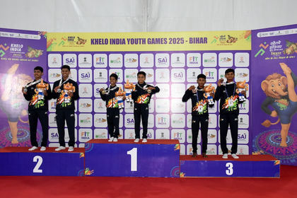 KIYG 2025: Aisangfa Gogoi creates weightlifting record; Maharashtra sweep yogasana medals on Day 8 | KIYG 2025: Aisangfa Gogoi creates weightlifting record; Maharashtra sweep yogasana medals on Day 8 KIYG 2025: Aisangfa Gogoi creates weightlifting record; Maharashtra sweep yogasana medals on Day 8 | KIYG 2025: Aisangfa Gogoi creates weightlifting record; Maharashtra sweep yogasana medals on Day 8