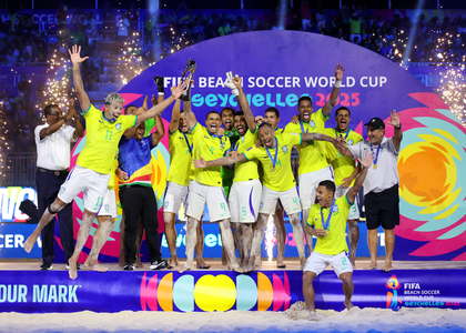 Brazil defends FIFA Beach Soccer World Cup title | Brazil defends FIFA Beach Soccer World Cup title Brazil defends FIFA Beach Soccer World Cup title | Brazil defends FIFA Beach Soccer World Cup title