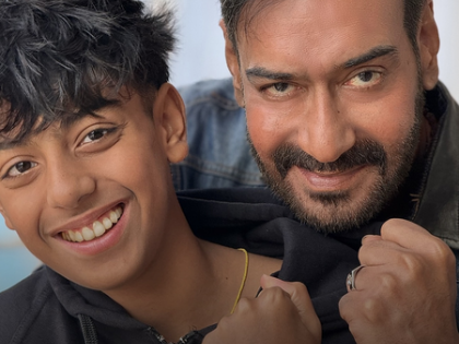 Ajay Devgn unites with son Yug for the Hindi version of 'Karate Kid: Legends' | Ajay Devgn unites with son Yug for the Hindi version of 'Karate Kid: Legends' Ajay Devgn unites with son Yug for the Hindi version of 'Karate Kid: Legends' | Ajay Devgn unites with son Yug for the Hindi version of 'Karate Kid: Legends'