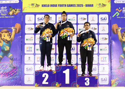 KIYG 2025: UP’s Kadir Khan breaks 400m record; Tushar Chaudhary sets snatch record in weightlifting on day 10 | KIYG 2025: UP’s Kadir Khan breaks 400m record; Tushar Chaudhary sets snatch record in weightlifting on day 10 KIYG 2025: UP’s Kadir Khan breaks 400m record; Tushar Chaudhary sets snatch record in weightlifting on day 10 | KIYG 2025: UP’s Kadir Khan breaks 400m record; Tushar Chaudhary sets snatch record in weightlifting on day 10