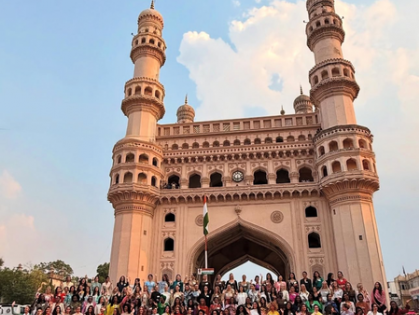 Miss World contestants mesmerised by iconic Charminar | Miss World contestants mesmerised by iconic Charminar Miss World contestants mesmerised by iconic Charminar | Miss World contestants mesmerised by iconic Charminar