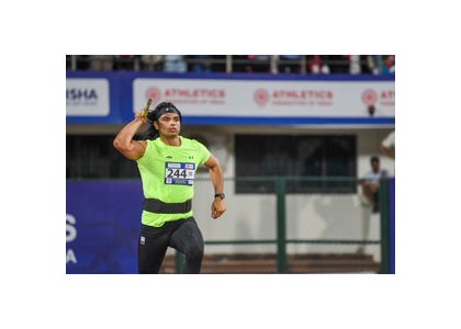 Two-time Olympic medallist Neeraj Chopra conferred honorary rank of Lt. Colonel | Two-time Olympic medallist Neeraj Chopra conferred honorary rank of Lt. Colonel Two-time Olympic medallist Neeraj Chopra conferred honorary rank of Lt. Colonel | Two-time Olympic medallist Neeraj Chopra conferred honorary rank of Lt. Colonel