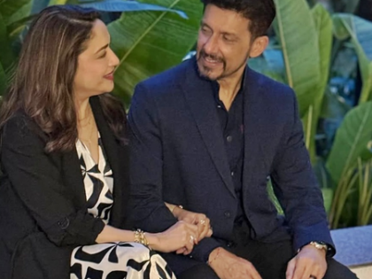 Dr Shriram Nene gazes lovingly into Madhuri Dixit’s eyes on her birthday | Dr Shriram Nene gazes lovingly into Madhuri Dixit’s eyes on her birthday Dr Shriram Nene gazes lovingly into Madhuri Dixit’s eyes on her birthday | Dr Shriram Nene gazes lovingly into Madhuri Dixit’s eyes on her birthday