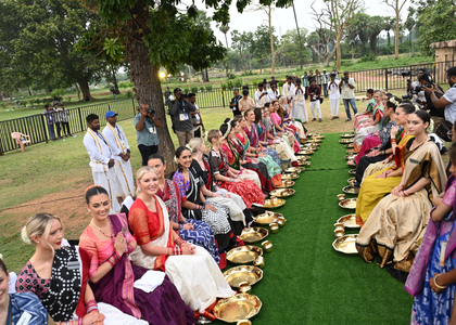 Telangana: Washing of feet of Miss World contestants triggers outrage | Telangana: Washing of feet of Miss World contestants triggers outrage Telangana: Washing of feet of Miss World contestants triggers outrage | Telangana: Washing of feet of Miss World contestants triggers outrage