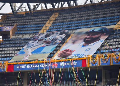 ‘Lucky enough to be a part of your era’: SKY, Bumrah and Iyer congratulate Rohit on Wankhede stand honour | ‘Lucky enough to be a part of your era’: SKY, Bumrah and Iyer congratulate Rohit on Wankhede stand honour ‘Lucky enough to be a part of your era’: SKY, Bumrah and Iyer congratulate Rohit on Wankhede stand honour | ‘Lucky enough to be a part of your era’: SKY, Bumrah and Iyer congratulate Rohit on Wankhede stand honour