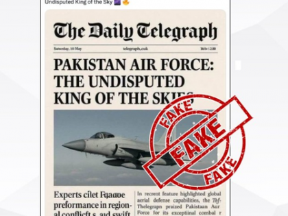 PIB Fact Check debunks fake Daily Telegraph report circulated by Pakistan | PIB Fact Check debunks fake Daily Telegraph report circulated by Pakistan PIB Fact Check debunks fake Daily Telegraph report circulated by Pakistan | PIB Fact Check debunks fake Daily Telegraph report circulated by Pakistan