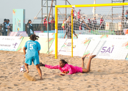 Khelo India Beach Games: Big wins for Goa, Gujarat, Kerala; non-coastal states stay brave in soccer | Khelo India Beach Games: Big wins for Goa, Gujarat, Kerala; non-coastal states stay brave in soccer Khelo India Beach Games: Big wins for Goa, Gujarat, Kerala; non-coastal states stay brave in soccer | Khelo India Beach Games: Big wins for Goa, Gujarat, Kerala; non-coastal states stay brave in soccer