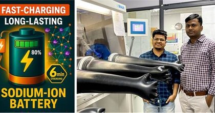 Indian scientists design fast charging sodium-ion battery | Indian scientists design fast charging sodium-ion battery Indian scientists design fast charging sodium-ion battery | Indian scientists design fast charging sodium-ion battery