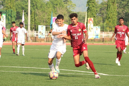 Swami Vivekananda Men's U20 NFC: Punjab secure QF spot with massive win over Ladakh | Swami Vivekananda Men's U20 NFC: Punjab secure QF spot with massive win over Ladakh Swami Vivekananda Men's U20 NFC: Punjab secure QF spot with massive win over Ladakh | Swami Vivekananda Men's U20 NFC: Punjab secure QF spot with massive win over Ladakh