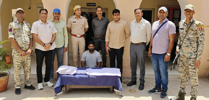 Wanted in 2019 Behror jailbreak case, gangster Lara arrested by Raj Police in Haryana | Wanted in 2019 Behror jailbreak case, gangster Lara arrested by Raj Police in Haryana Wanted in 2019 Behror jailbreak case, gangster Lara arrested by Raj Police in Haryana | Wanted in 2019 Behror jailbreak case, gangster Lara arrested by Raj Police in Haryana