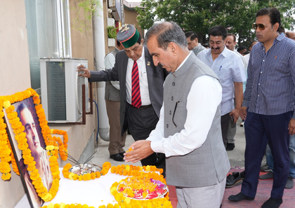 Govt committed to realising vision of Rajiv Gandhi: Himachal CM | Govt committed to realising vision of Rajiv Gandhi: Himachal CM