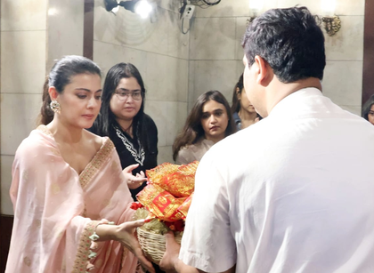 Kajol seeks blessings at Dakshineswar Kali temple before the release of 'Maa' | Kajol seeks blessings at Dakshineswar Kali temple before the release of 'Maa' Kajol seeks blessings at Dakshineswar Kali temple before the release of 'Maa' | Kajol seeks blessings at Dakshineswar Kali temple before the release of 'Maa'