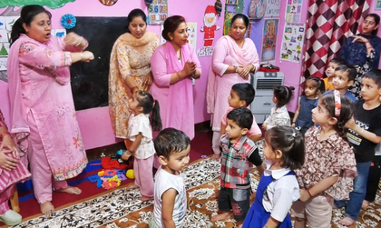 Anganwadi centres in J&K's Udhampur transforming into smart preschools under NEP | Anganwadi centres in J&K's Udhampur transforming into smart preschools under NEP Anganwadi centres in J&K's Udhampur transforming into smart preschools under NEP | Anganwadi centres in J&K's Udhampur transforming into smart preschools under NEP