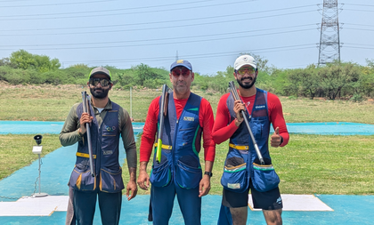 Mairaj Ahmad Khan, Ganemat Sekhon top 2nd Shotgun National Trials | Mairaj Ahmad Khan, Ganemat Sekhon top 2nd Shotgun National Trials Mairaj Ahmad Khan, Ganemat Sekhon top 2nd Shotgun National Trials | Mairaj Ahmad Khan, Ganemat Sekhon top 2nd Shotgun National Trials