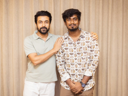 Director Abishan Jeevinth meets Suriya; Says 'Something inside me healed today' | Director Abishan Jeevinth meets Suriya; Says 'Something inside me healed today' Director Abishan Jeevinth meets Suriya; Says 'Something inside me healed today' | Director Abishan Jeevinth meets Suriya; Says 'Something inside me healed today'