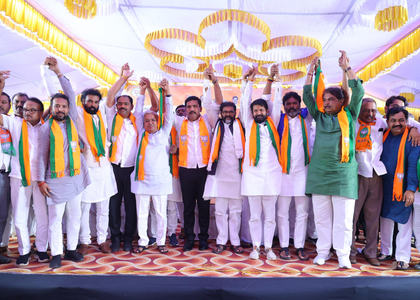 K'taka BJP stages protest in Kalaburagi, alleges hooliganism by Minister Priyank Kharge | K'taka BJP stages protest in Kalaburagi, alleges hooliganism by Minister Priyank Kharge K'taka BJP stages protest in Kalaburagi, alleges hooliganism by Minister Priyank Kharge | K'taka BJP stages protest in Kalaburagi, alleges hooliganism by Minister Priyank Kharge