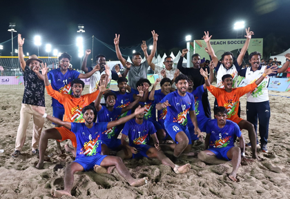 KIBG 2025: Odisha women, Kerala men emerge supreme in beach soccer | KIBG 2025: Odisha women, Kerala men emerge supreme in beach soccer KIBG 2025: Odisha women, Kerala men emerge supreme in beach soccer | KIBG 2025: Odisha women, Kerala men emerge supreme in beach soccer