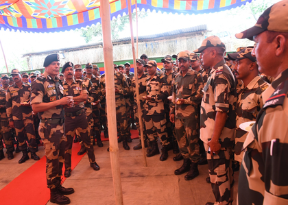 BSF DG visits Manipur; reviews security situation, motivates troopers | BSF DG visits Manipur; reviews security situation, motivates troopers BSF DG visits Manipur; reviews security situation, motivates troopers | BSF DG visits Manipur; reviews security situation, motivates troopers