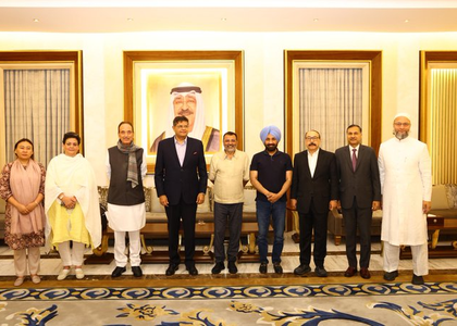 After concluding successful Bahrain visit, all-party delegation led by Baijayant Panda arrives in Kuwait | After concluding successful Bahrain visit, all-party delegation led by Baijayant Panda arrives in Kuwait After concluding successful Bahrain visit, all-party delegation led by Baijayant Panda arrives in Kuwait | After concluding successful Bahrain visit, all-party delegation led by Baijayant Panda arrives in Kuwait