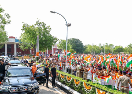 Gratitude to all who showered blessings, says PM Modi after Vadodara roadshow | Gratitude to all who showered blessings, says PM Modi after Vadodara roadshow
