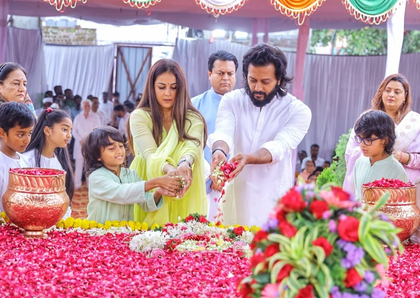 How Riteish Deshmukh’s kids pay tribute to grandfather Vilasrao Deshmukh on his 80th birth anniversary | How Riteish Deshmukh’s kids pay tribute to grandfather Vilasrao Deshmukh on his 80th birth anniversary
