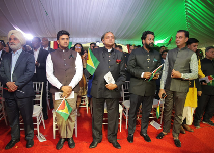 Shashi Tharoor-led delegation extends best wishes to Guyana on 59th Independence Day | Shashi Tharoor-led delegation extends best wishes to Guyana on 59th Independence Day