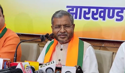 Babulal Marandi accuses JMM-Congress of betraying tribals on Sarna faith | Babulal Marandi accuses JMM-Congress of betraying tribals on Sarna faith Babulal Marandi accuses JMM-Congress of betraying tribals on Sarna faith | Babulal Marandi accuses JMM-Congress of betraying tribals on Sarna faith