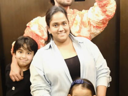 Aayush Sharma’s ‘big smiles’ include wife Arpita, children Ahil and Ayat | Aayush Sharma’s ‘big smiles’ include wife Arpita, children Ahil and Ayat Aayush Sharma’s ‘big smiles’ include wife Arpita, children Ahil and Ayat | Aayush Sharma’s ‘big smiles’ include wife Arpita, children Ahil and Ayat