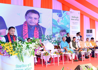 Union Minister Shivraj Singh Chouhan launches 'Viksit Krishi Sankalp Abhiyaan' in Puri | Union Minister Shivraj Singh Chouhan launches 'Viksit Krishi Sankalp Abhiyaan' in Puri