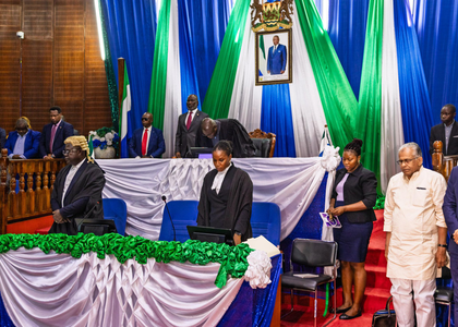 Sierra Leone Parliament observes moment of silence in honour of Pahalgam terror attack victims | Sierra Leone Parliament observes moment of silence in honour of Pahalgam terror attack victims Sierra Leone Parliament observes moment of silence in honour of Pahalgam terror attack victims | Sierra Leone Parliament observes moment of silence in honour of Pahalgam terror attack victims