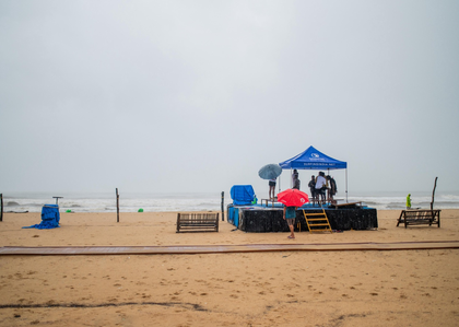 Weather conditions play spoilsport on opening day of Indian Open of Surfing | Weather conditions play spoilsport on opening day of Indian Open of Surfing Weather conditions play spoilsport on opening day of Indian Open of Surfing | Weather conditions play spoilsport on opening day of Indian Open of Surfing