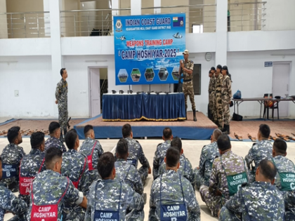 ICG holds weapons training camp 'Hoshiyar-25' to keep itself prepared | ICG holds weapons training camp 'Hoshiyar-25' to keep itself prepared