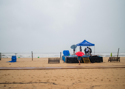 Indian Open of Surfing: Weather conditions play spoilsport on inaugural day | Indian Open of Surfing: Weather conditions play spoilsport on inaugural day Indian Open of Surfing: Weather conditions play spoilsport on inaugural day | Indian Open of Surfing: Weather conditions play spoilsport on inaugural day