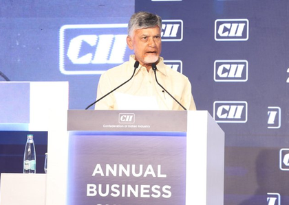 CM Naidu eyes 15 per cent economic growth for Andhra Pradesh | CM Naidu eyes 15 per cent economic growth for Andhra Pradesh